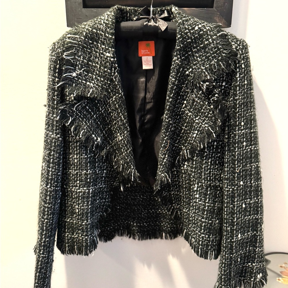 Fringe Tweed Jacket - Picture 3 of 5